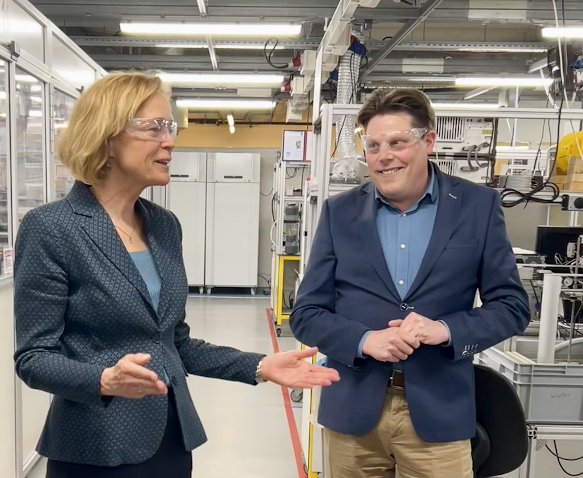 Bezoek europarlementariër aan Watercampus