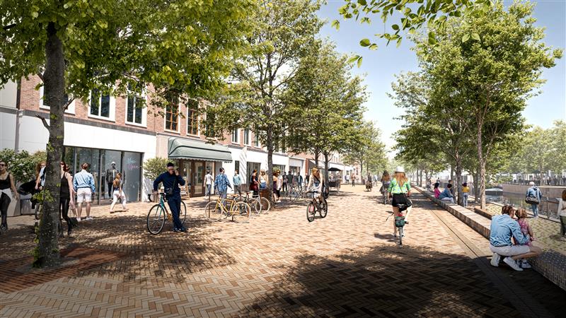 Leeuwarden maakt binnenstad groener en aantrekkelijker