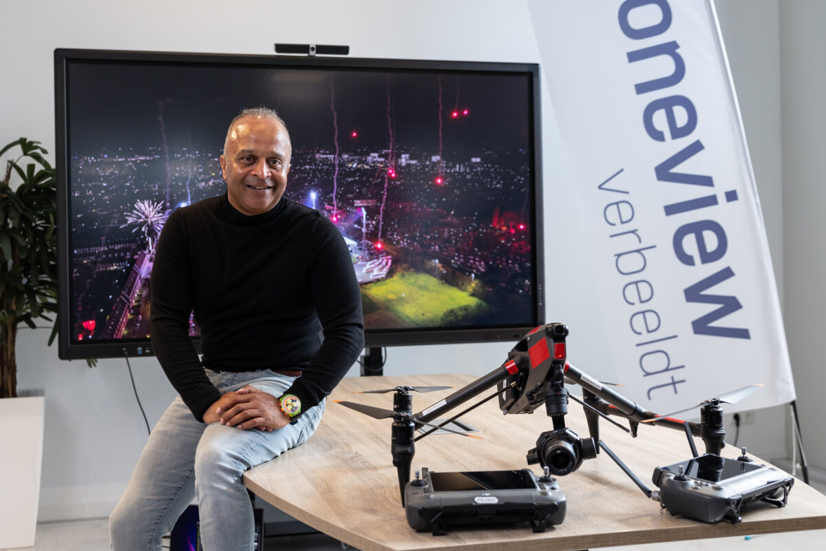 Van politieagent tot eigenaar Droneview