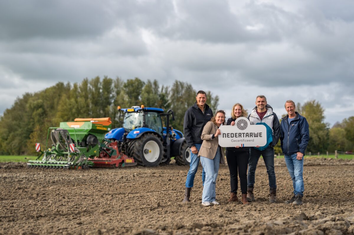 Eerste urban tarweveld in Leeuwarden