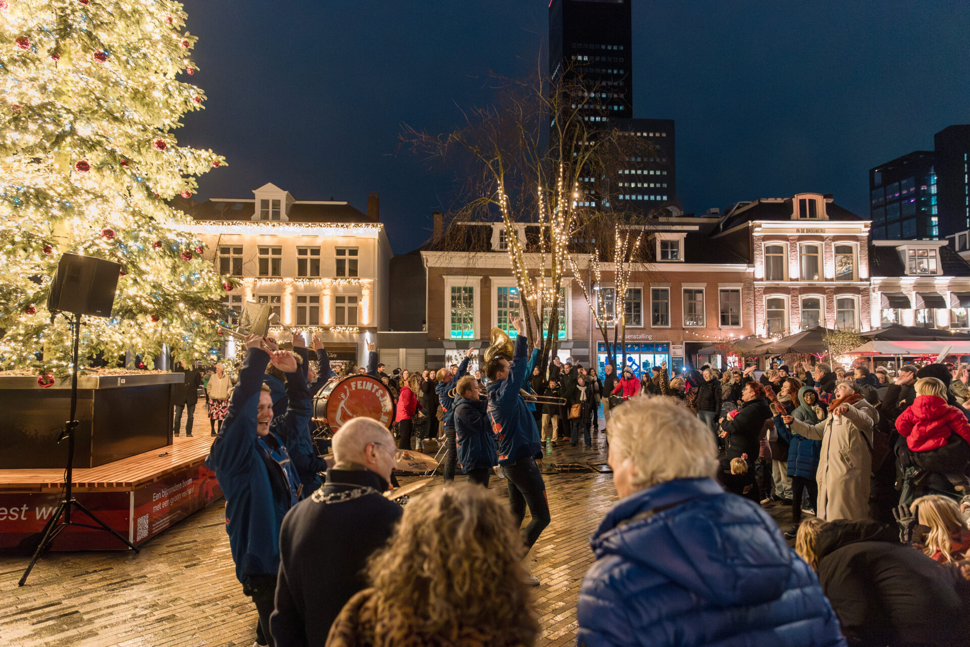 Duurzame kerstboom in Leeuwarden