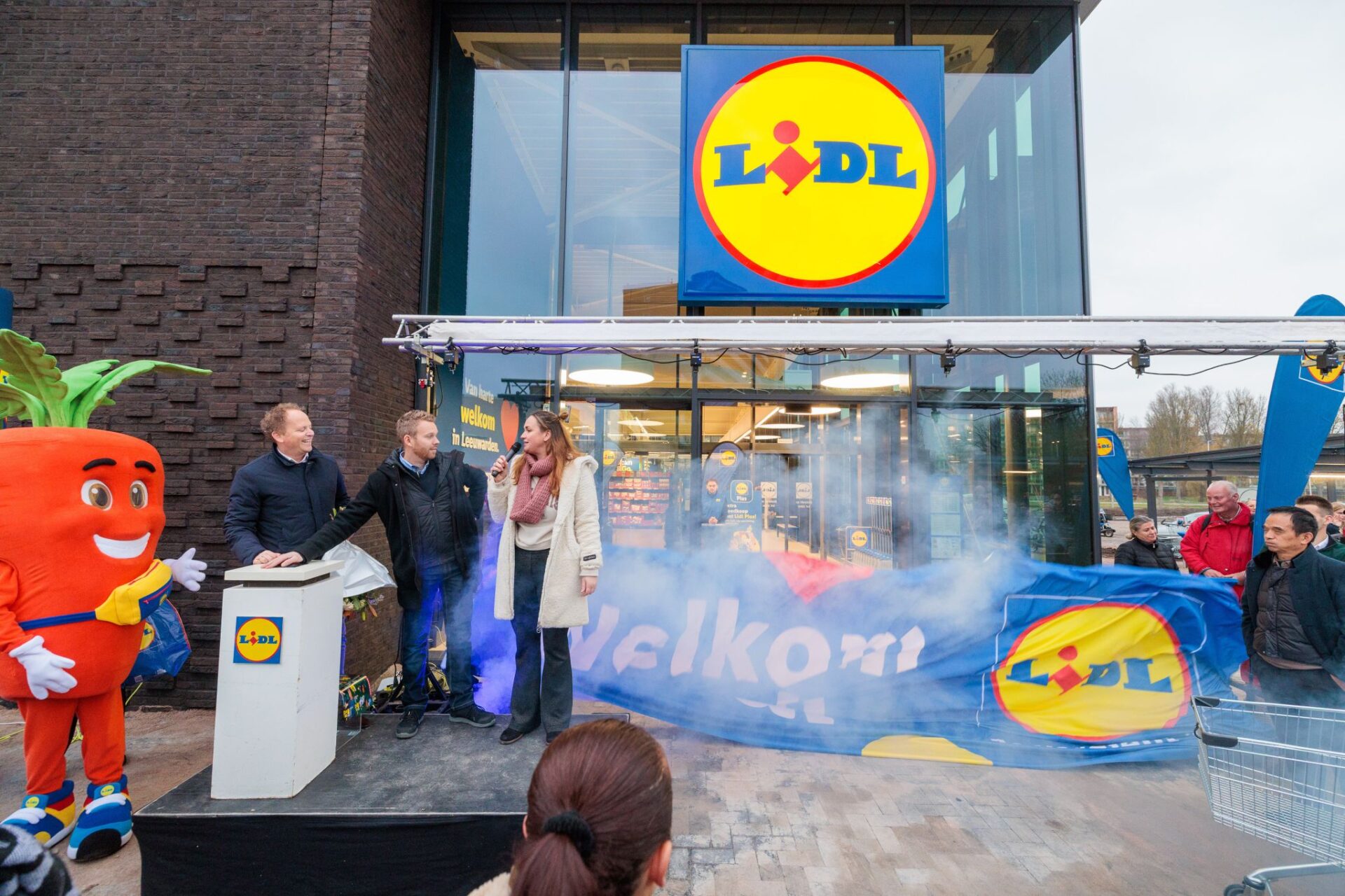 Opening duurzame Lidl in Leeuwarden
