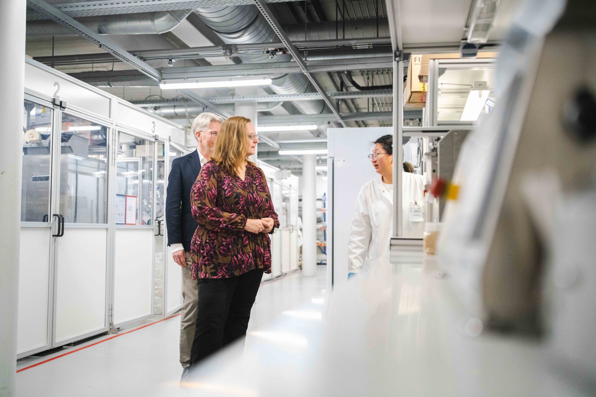 Bezoek Aukje de Vries aan WaterCampus. Foto: Mitch de Pon