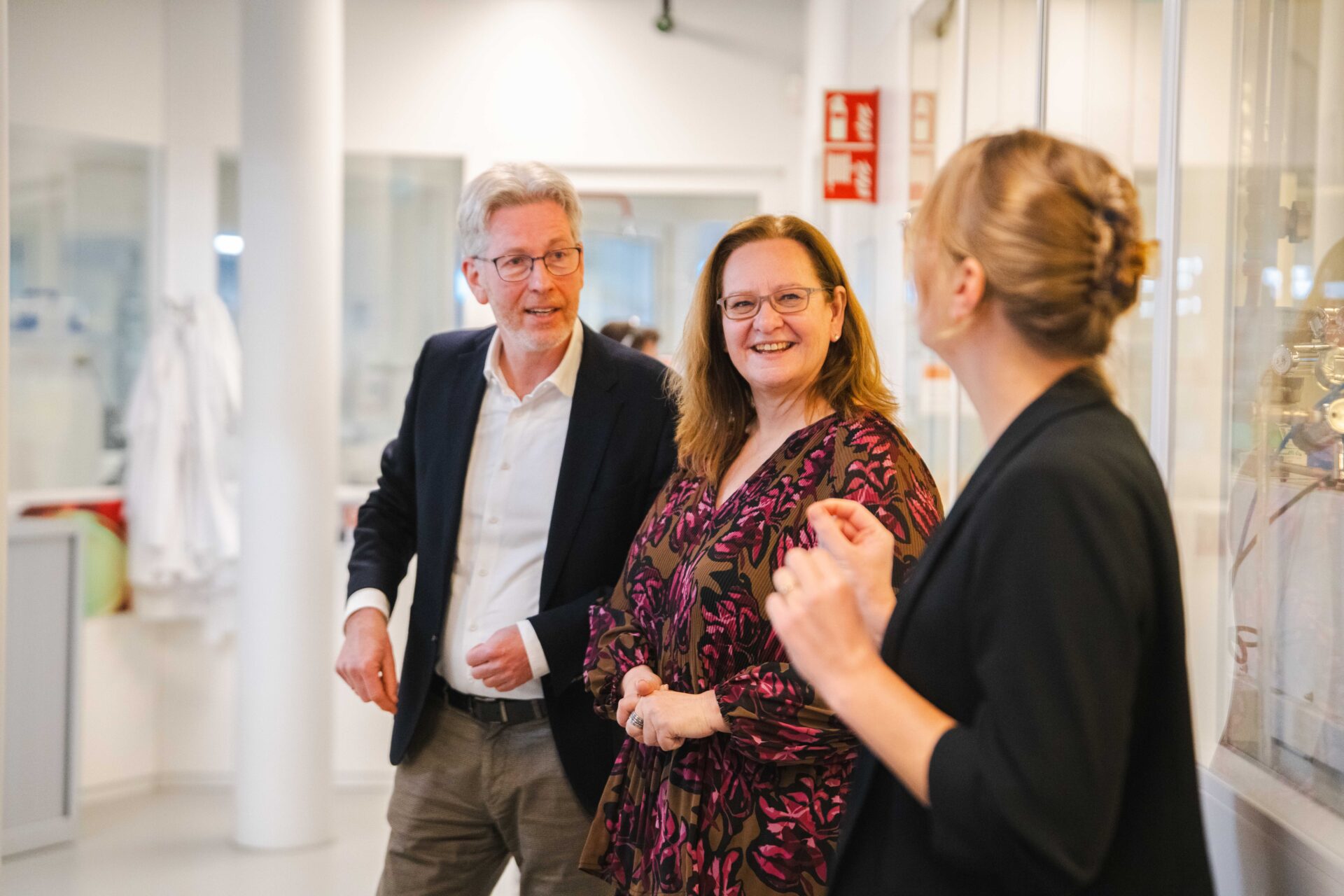 Bezoek Aukje de Vries aan WaterCampus. Foto: Mitch de Pon