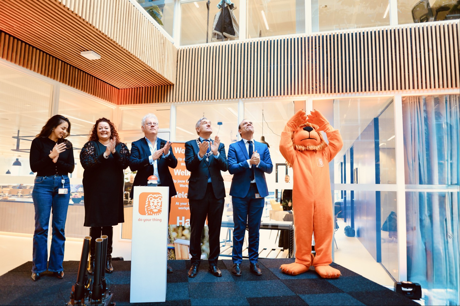 Opening nieuw ING-kantoor Leeuwarden