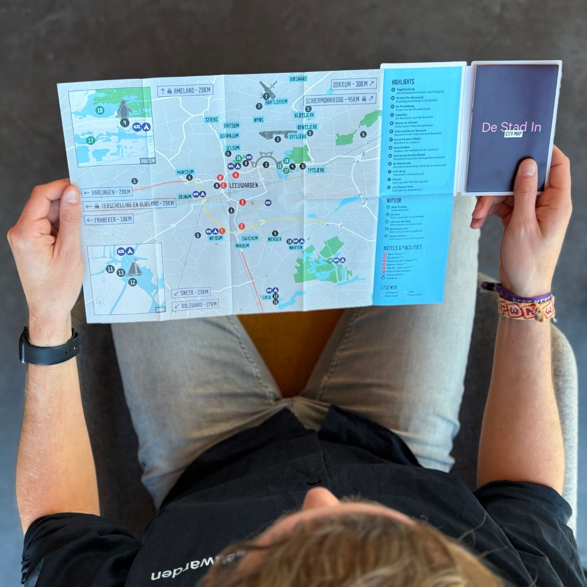 Nieuwe stadsplattegrond gemeente Leeuwarden