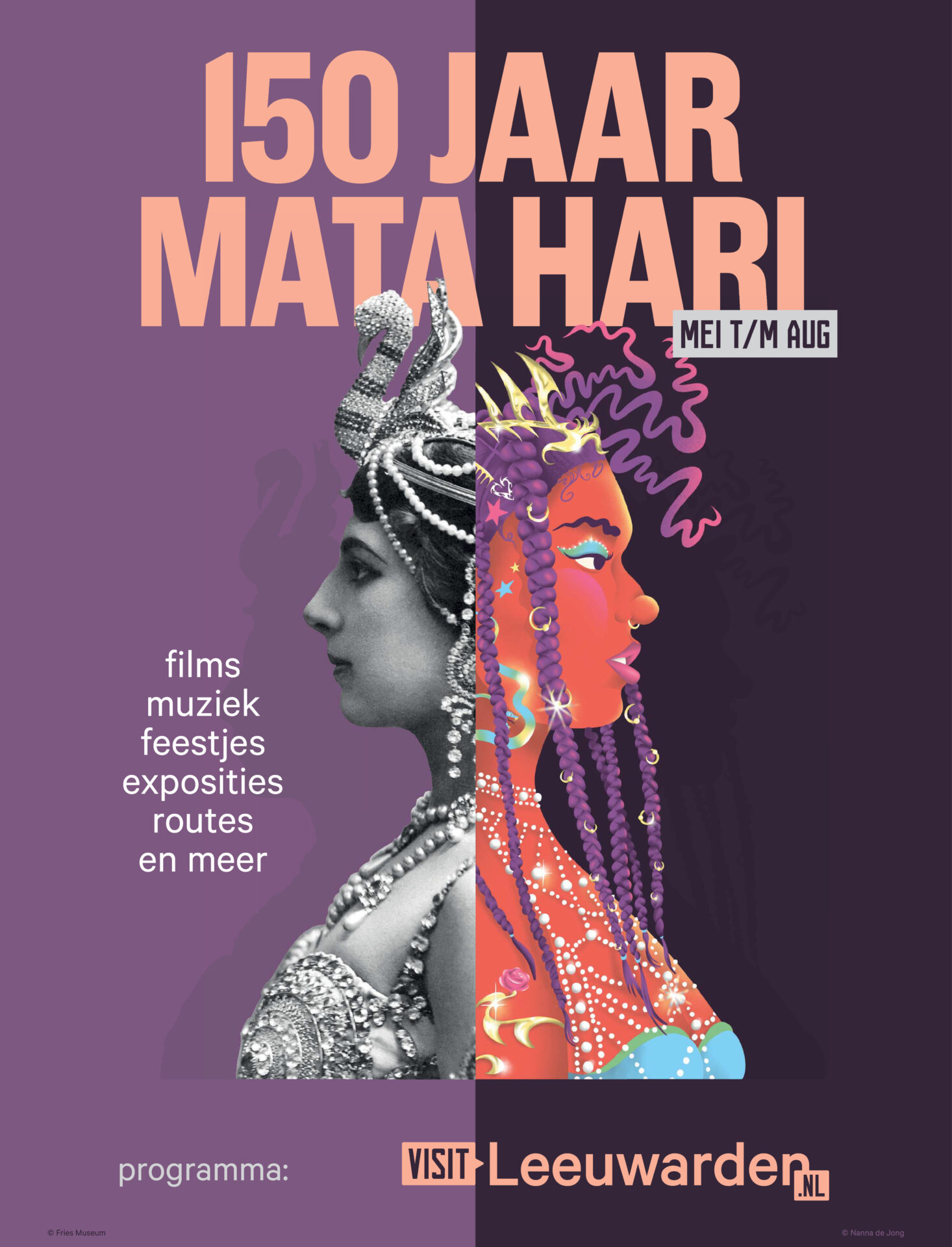 Dubbelfeest in Leeuwarden: 150 Mata Hari én Torendag XL