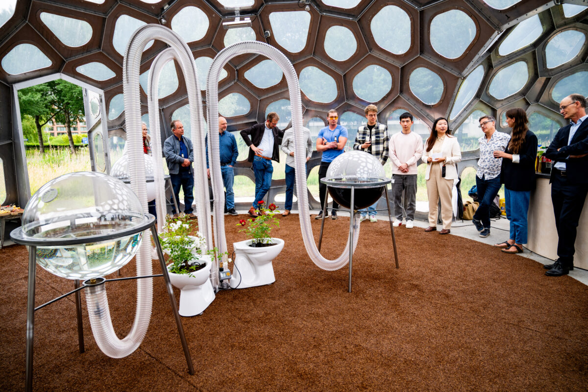 Onthulling bijzonder kunstwerk op de WaterCampus