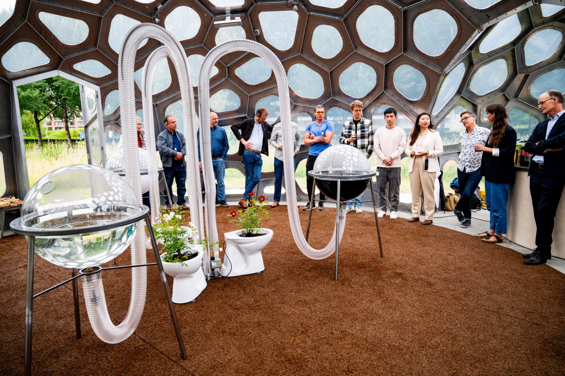Onthulling bijzonder kunstwerk op de WaterCampus